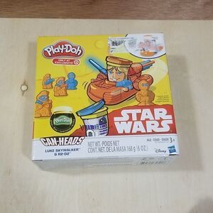 New Hasbro Play-Doh Disney Star Wars Can-Heads Luke Skywalker & R2-D2 set